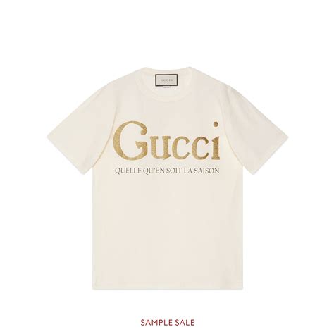 gucci glitter print t-shirt